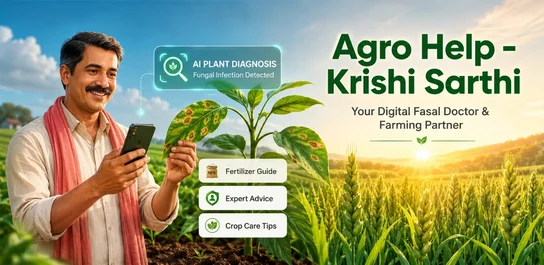 Agro Help Krishi Sarthi farming assistant app preview